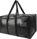 Heavy Duty Extra Large Moving Bags,121 Gallon Jumbo Packing Bags,Huge Moving Storage Bags with Strong Zippers & Carrying Handles,Reusable Big Moving Storage Totes for College Dorm Travel 1Pack