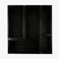 bamboo drawer organizer Set,expandable drawer dividers,wooden storage organizers,drawer organizers for kitchen, bathroom,flatware,Tea Bag Organizer (1 X 5PCS Black)