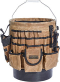 Readywares Tool Bucket Organizer | Waxed Canvas 5 Gallon Bucket Organizer