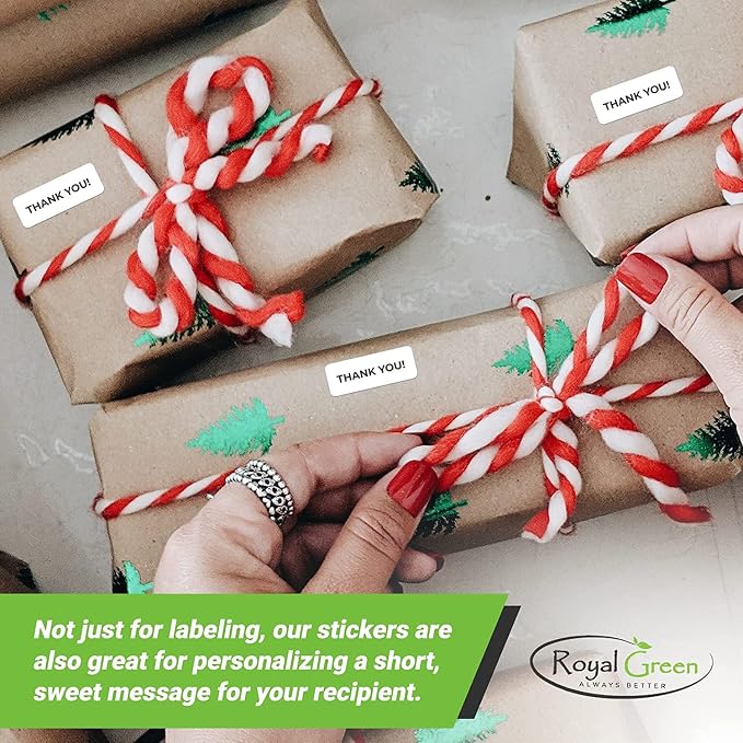 White Rectangular Labels + Bonus Color Stickers - White Color-Coding Labels - Laser Printer Template Included 1630 Pack
