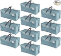 VENO 10 Pack Heavy Duty Moving Bags with Backpack Straps, Zippers & Handles, Extra Large Packing Bags for College Dorm Essentials, Moving Supplies Alternative to Cardboard Moving Boxes