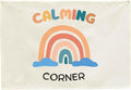 Classroom Wall Flag Decor-Teacher Gift-Inspirational Back to School Wall Banner Decor-Calming Corner-Hanging Rectangular Canvas Banner for Classroom Teacher Office Reading Corner