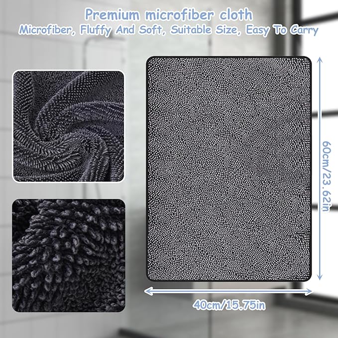 Car Drying Microfiber Towels, Super Absorbent Cleaning Cloths, (3pack, 15.74 * 23.62″)
