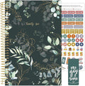 bloom daily planners 2026 Planner (January - December) Calendar Year Organizer - 5.5” x 8.25” - Weekly & Monthly Agenda Book with Stickers & Bookmark - Eucalyptus, Green