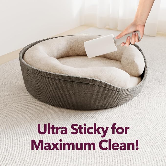 MEIQIHOME Extra Sticky Lint Roller Refills Only, 880 Easy-Tear Sheets for 3.9"-4" Lint Rollers with 1.5" Inner Diameter for Pet Hair Removal on Clothes, Furniture, and Carpets