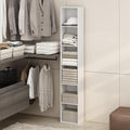 Furinno Cubicle 6-Tier Closet Organizers and Storage, Closet Organizer, Open Shelf Closet Storage, for Wardrobe, Bedroom, Living Room, White