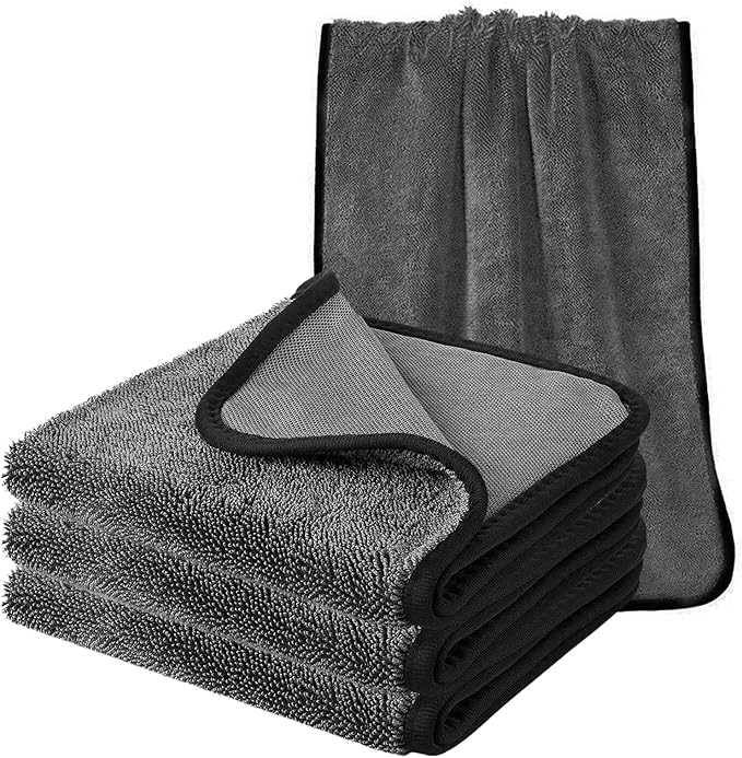 Shower Cleaning Cloth, Super Absorbent Bath Towels 11 * 15in, Quick-Dry Cleaning Cloths for Bathroom, Double Sided Design Water Removal Wet Wipes, Kitchen, Car, Bathroom Bathtub Specific
