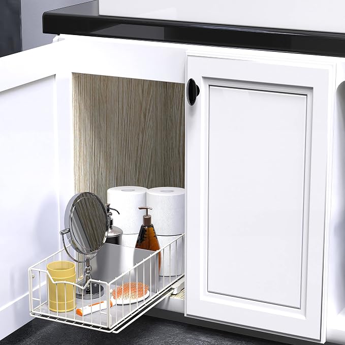 Simple Houseware Pull-Out Cabinet Sliding Basket Bundles