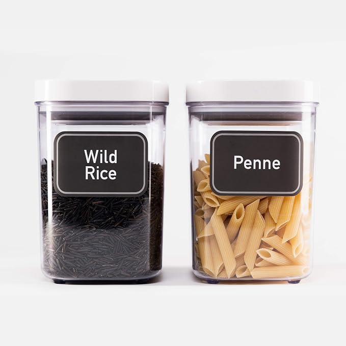 AllSpice 208 Preprinted Water Resistant Bulk Pantry Labels Set