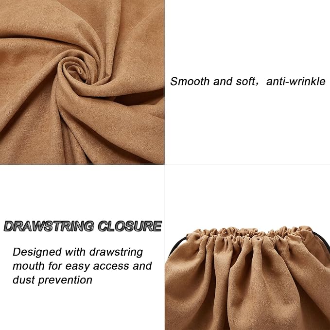 2 Piece Set Dust Cover Bags for Handbags,Purses,Shoes,and Boots | Protection Bag for Purse,Dust Resistant,Machine Washable & Reusable Storage Pouch,Travel Essentials for Women & Men