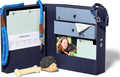 Savor | Pet Memorial Box for Dog, Cat, and Other Pets | Pet Loss Sympathy Gift and Keepsake Box for Vet Records, Tags, Collars, Toys, and More (Blue, Standard Style)