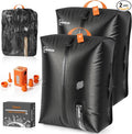 2 Pack Bag with Vacuum Travel for Suitcase, 23L Overpack Vacuum Bags w/Pump | IP68 Waterproof Compression Bags For Carry On Luggage&Backpacks, Reusable Nylon Vacuum Seal Bags For Clothing Travel Kit