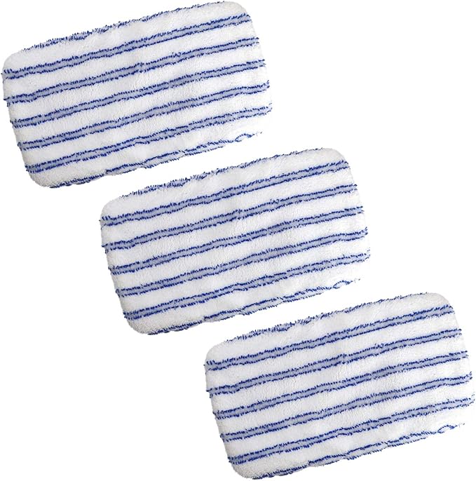 MASTERTOP 3Pcs Microfiber Mop Heads - Microfiber Mop Pad, Mop Refill, Reusable for Large Microfiber Flat Replacement Mop, Machine Washable, Only for Asian B07C1JWBYK
