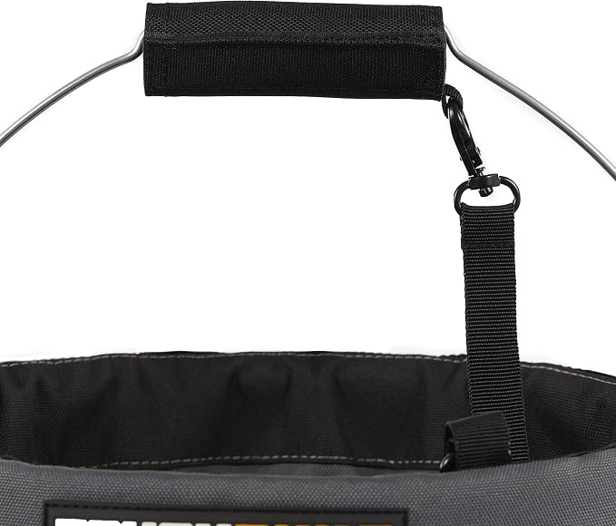 ToughBuilt - 5-Gallon Bucket Organizer, 60-Pocket Tool Organizer, TB-85 | 60 Pockets & Loops, 1680D Ballistic Fabric, Reinforced Construction, Fits 5-Gallon Buckets, Contractor Grade, Jobsite Ready