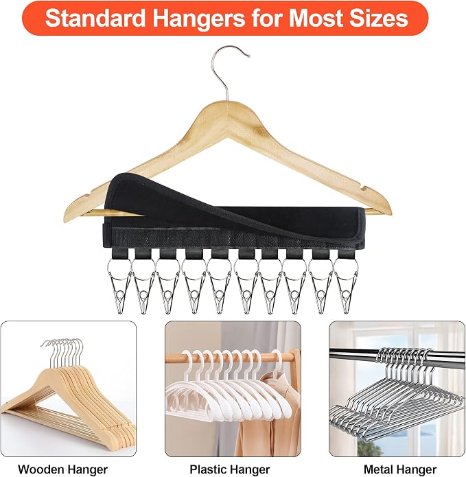 Hat Rack for Baseball Caps Hat Organizer Holder for Hanger & Room Closet Display