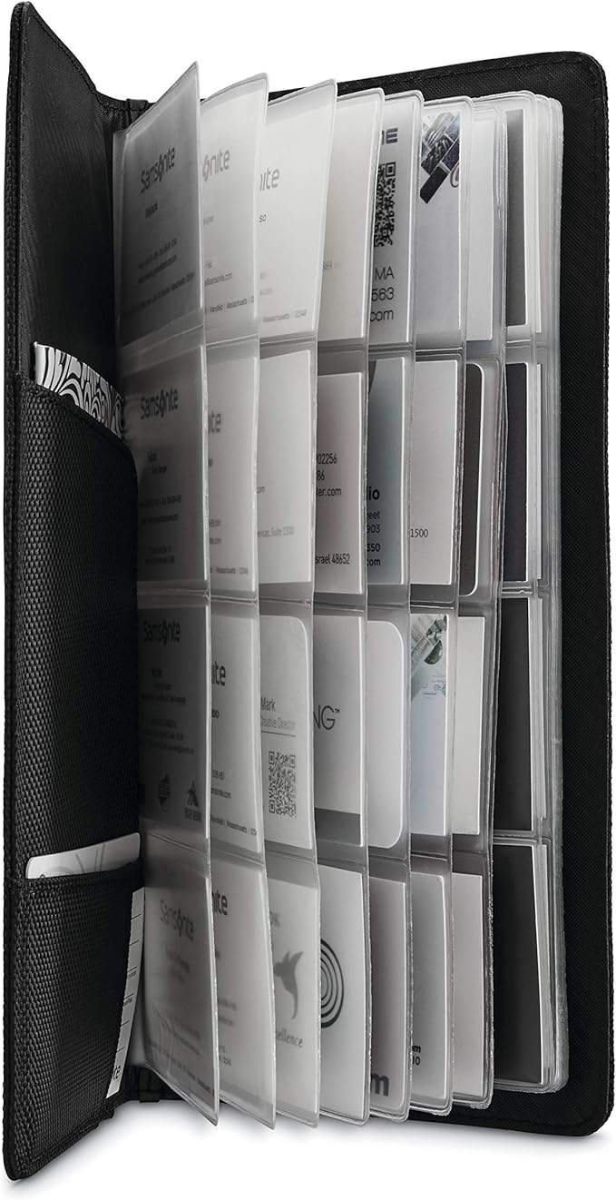Samsonite Xenon Business Card Holder 160, Black, One Size