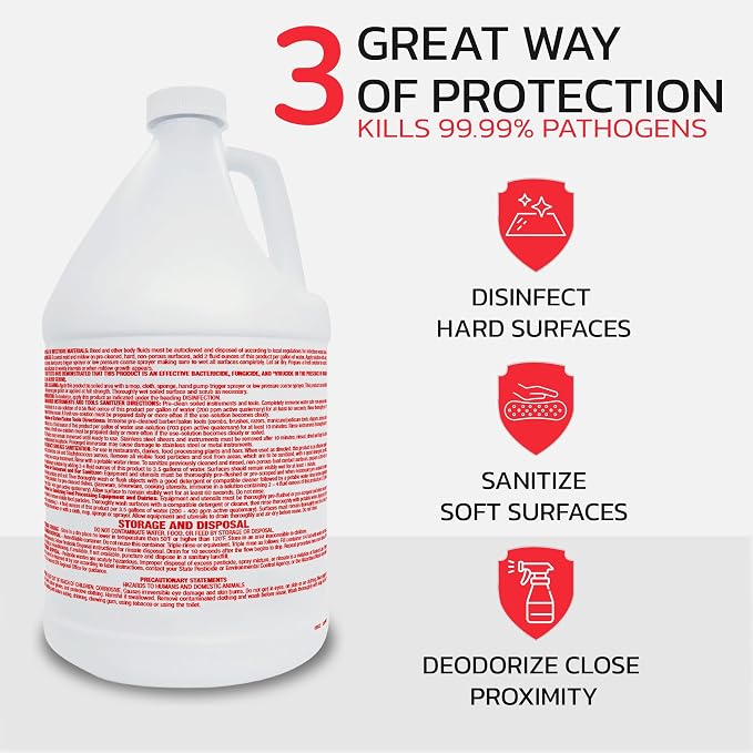 Lucasol One Step Hospital Grade Disinfectant with Spray Bottle