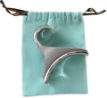 Bag-a-Vie Purse Hanger for Closet - Handbag Organizer Hooks for Hanging Bags & Purses, Protecting Bag Shape & Organizing Space (1 Hanger, Silver Metal)