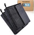 TEAWOO Shiny Wipes Shower Cleaning Cloth, Ultra Absorbent Car Drying Towel, 2 Pack 16 x 24 inch Microfiber Cleaning Cloth for Car, Bath & Househood