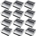 Pop Up Sticky Note Dispenser Sticky Note Holder Pop Up Note Dispenser Transparent Top for 3 x 3 Inch Sticky Notes School Office Home Store Black Base Clear Top (12)