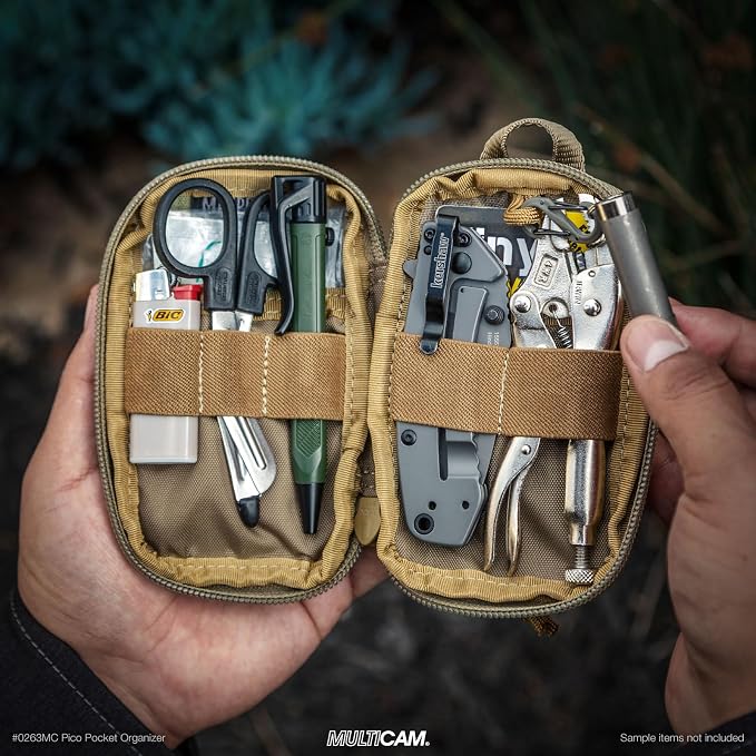 MAXPEDITION Pico Pocket Organizer, Ultra Compact EDC Gear Pouch, Tactical Utility Pouch for Everyday Carry, Tools, Gadgets, Outdoor First-Aid Kit, Survival
