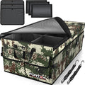 FORTEM Trunk Organizer For SUV Car Trunk Organizer, Foldable Storage, Car Accessories for Women Men, Collapsible Bag, 600D Oxford, Non Slip Bottom, Straps, Soft Cover (85L)