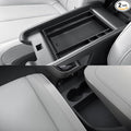 CDEFG 2Pcs for 2025 2026 Hyundai Ioniq 5 Center Console Organizer, for 2025 2026 Hyundai Ioniq 5 Accessories Middle & Lower Console Trays Storage Box (Not for Ioniq 5 N)