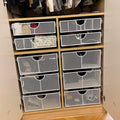 Pull Out Closet Drawer for Clothes | Sliding Wire Basket for Wardrobe Cabinets | Roll Out Storage Organizer | Side Mounting | for Home, Kitchen,Pantry