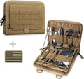 WYNEX Tactical Molle Admin Pouch, Laser-Cut, EDC Organizer Tool Pouch | Utility Organizer EDC Medical Bag, EDC Pocket Modular Pouch, Tactical Accessories EDC Pouch, Include U.S Patch