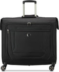 DELSEY PARIS Helium DLX - Rolling Garment Bag with Spinner Wheel - Lightweight Travel Garment Bag - SECURITECH Zip - Suit and Dresses Rolling Travel Bag - Checked Size, Black