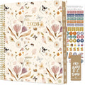 bloom daily planners 2026 Planner (January to December) - 8.5” x 11” Weekly & Monthly Dated Agenda Organizer Book with Stickers & Tabs - Flexible Soft Cover - Butterfly Garden