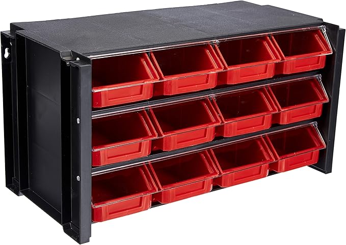 Tayg - Plastic Stacking Shelf with 12 Drawers