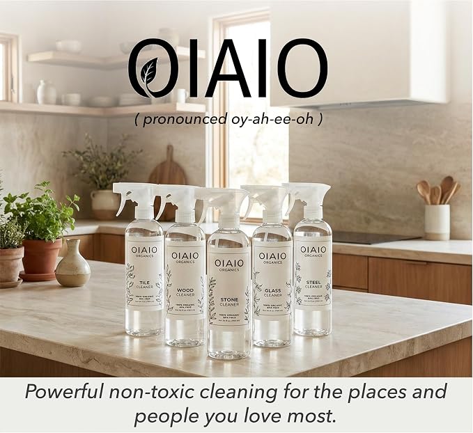 Non-Toxic Wood Cleaner - Natural Organic Ingredients that Truly Perform - 2-PACK (48oz) - Light Coconut & Palo Santo Scent
