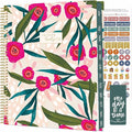 bloom daily planners 2026 Planner (January to December) - 8.5” x 11” Weekly & Monthly Dated Agenda Organizer Book with Stickers & Tabs - Flexible Soft Cover - Pink Poppies