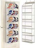 AOODA Clear Over the Door Hat Racks for Baseball Caps, Large Holds up to 72 Caps Hat Storage Organizer for Closet Wall, Deep Pockets Hanging Snapback Holder Shelves with 3 Hooks, Grey