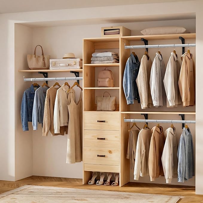 Oval Closet Rod 18-52 Inch Adjustable Closet Rods for Hanging Clothes Heavy Duty Silver Poles Bar with End Supports Rust Proof Wardrobe Rod for Laundry Room RV