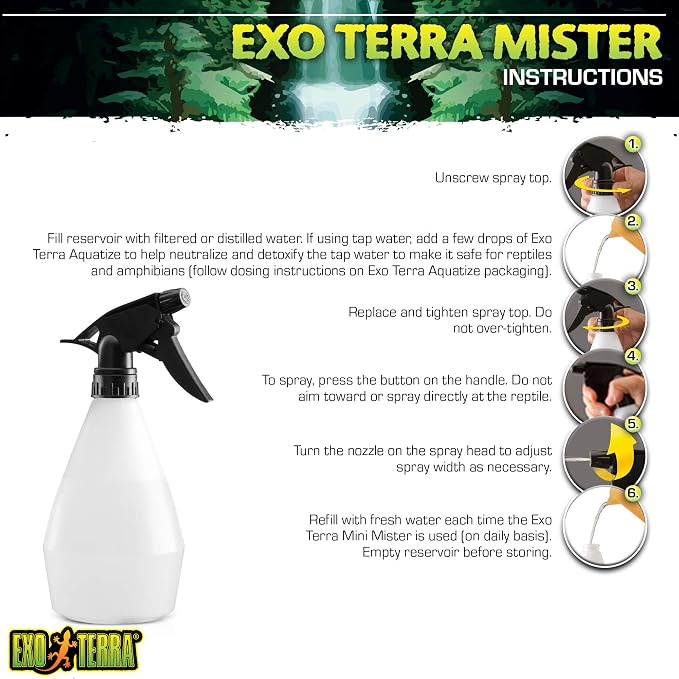 Hagen Exo Terra Mini Mister Spray Bottle, 16-Ounces (Pack of 3)