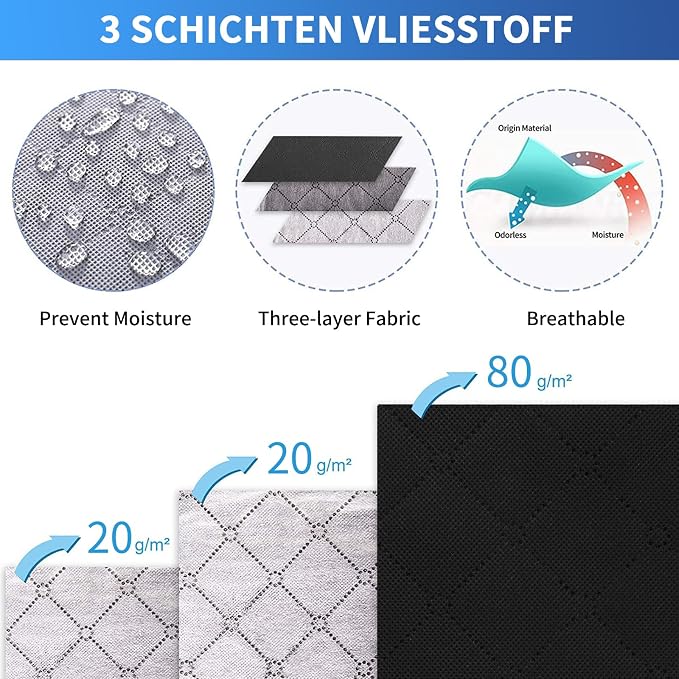 Fixwal Under bed Storage Bags 6 Pack Underbed Containers for Clothing