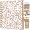 bloom daily planners 2026-2027 (8.5" x 11") Academic Year Day Planner (July 2026 - July 2027) - 13 Months Weekly & Monthly Agenda Organizer with Stickers & Tabs - Tan Leopard
