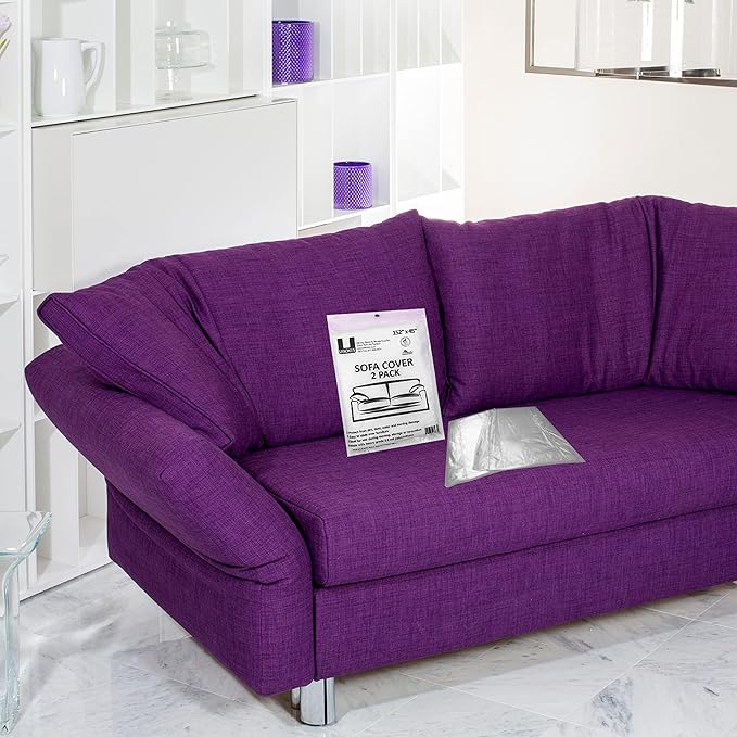 SOFA Moving Covers (2 Pack) - 45" x 152" - Moving & Storage Bags - UBOXES,Water resistant