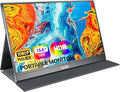 MNN Portable Monitor 15.6inch FHD 1080P 60Hz USB C HDMI Gaming Ultra-Slim IPS Display w/Smart Cover & Speakers,HDR Plug&Play, External Monitor for Laptop PC Phone Mac (15.6'' 1080P)