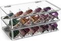 Sorbus Sunglasses Organizer - Plastic Stackable Eyeglass Case Storage Organizer for Multiple Glasses - Reading Glasses