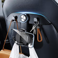 1 Pack Car Seat Hooks & Phone Mount for Tesla Model Y(Juniper) Model 3(Highland) Accessories 2026 2025 2024 2023 2022 2021, Multifunction Clip Phone Holder| Car Seat Back Storage Hook Purse/Bag