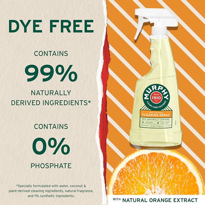 Murphy Oil Soap Wood Cleaner, Orange (01031CT)