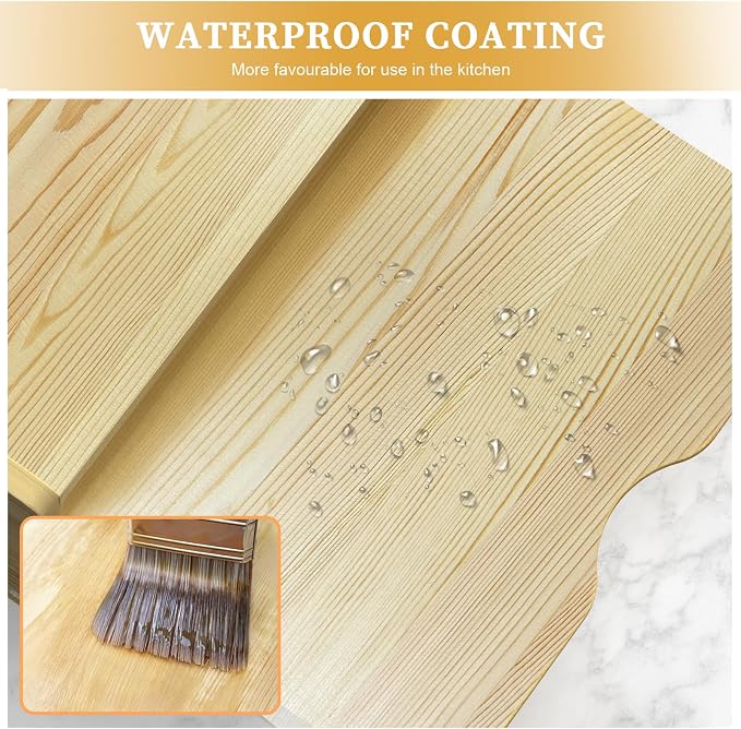 7 Tier Wooden Tray Dividers for Cabinets, Kitchen Cookie Sheet Organizer for Cabinet, Vertical pans, Baking trays, Cutting Board