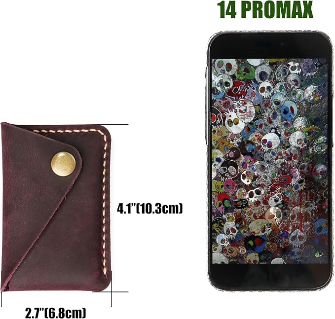 Leather credit card holder, credit card case,business card holder for men,mens slim wallet,Front Pocket Wallet