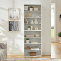 71" Durable Jewelry Armoire Organizer, Bedside Table with Adjustable, Vanity Organizer with Storage for Home Office, White