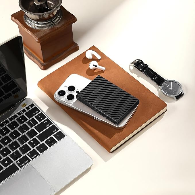 RFID Stainless Steel Credit Card Wallet Slim Metal Business Card Holder for Women Men