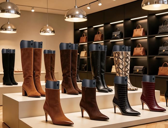 Luxdecor 32 Pieces (16 Pairs) 10/12/14/16in Boot Shaper Inserts Boots Form Stand Support Holder for Women and Men Organizer