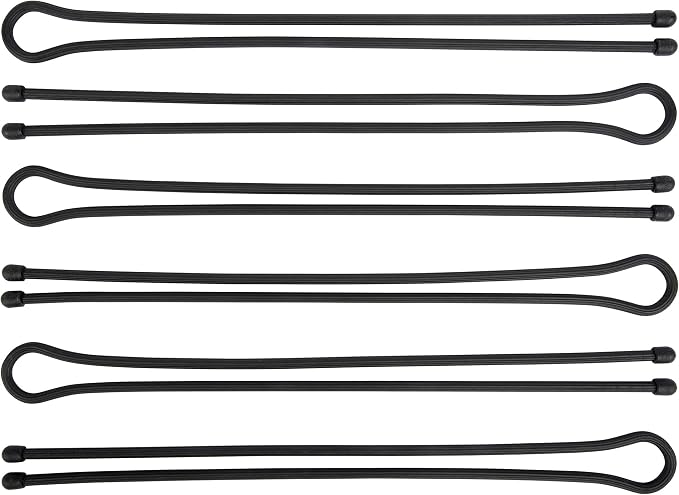 Nite Ize Gear Tie Original ProPacks - Reusable Rubber Twist Ties for Indoor & Outdoor Use - Bendable Wire Interior - Durable Rubber Exterior - Secure Grip - Black, 32" (6 Pack)